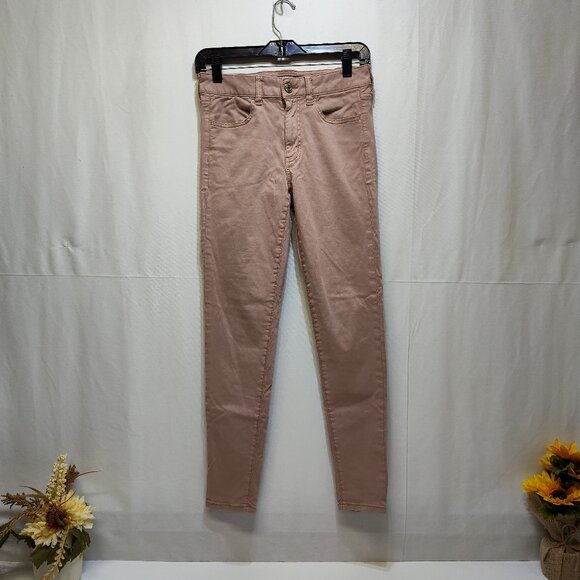 American Eagle Outfitters Super Stretch Hi-Rise Jeggings US Size 4 Cotton Blend - Picture 1 of 8